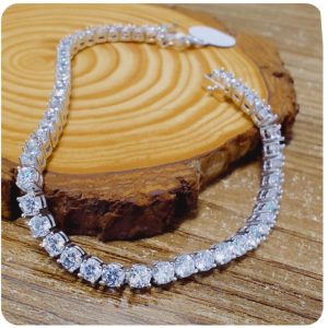 Pulseira em Ouro Branco