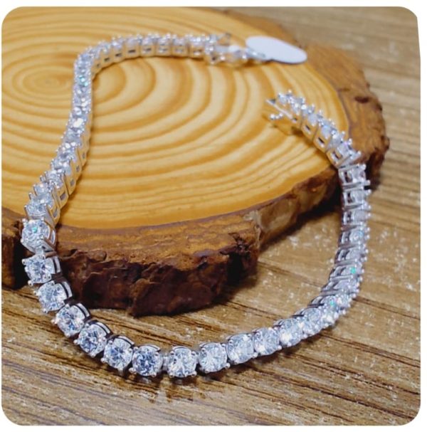 Pulseira em Ouro Branco