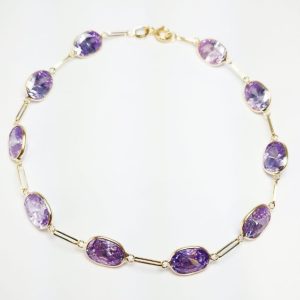 Pulseira em Ouro - Com Pedras