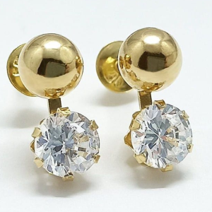 Brinco em Ouro - Pedras com Pedras