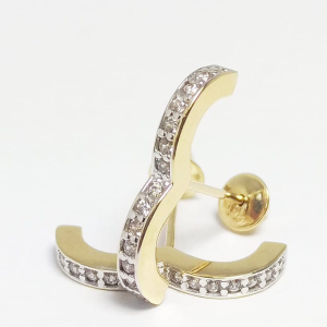 Brinco em Ouro - Com Pedras