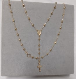 Colar em Ouro - Terço