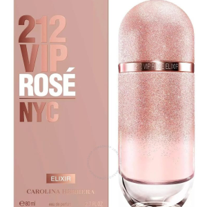 Perfume - C HERRERA 212 VIP ROSE ELIXIR EDP FEM 30 a 80ML