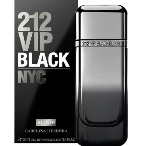 C HERRERA 212 VIP BLACK ELIXIR EDP MASC 50 a 100ML